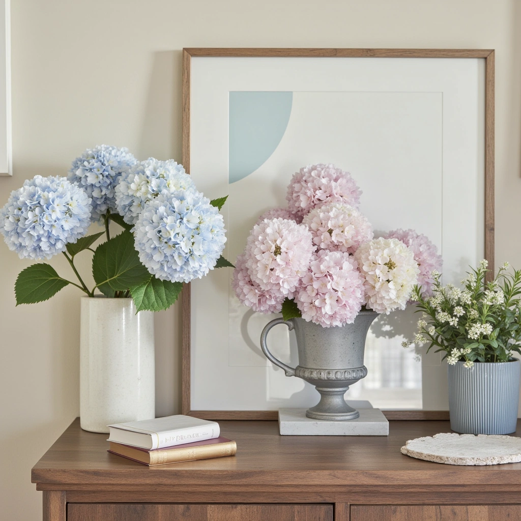 4. Hydrangea Bushes for Soft Color