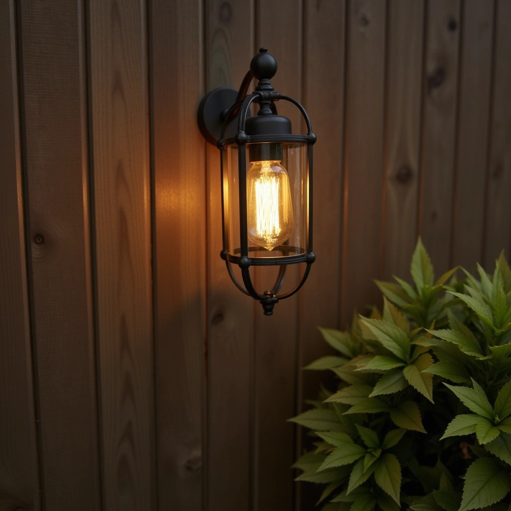 5. Vintage Lantern-Style Lighting