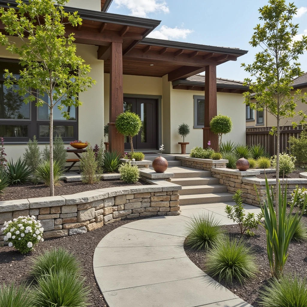 6. Low Natural Stone Walls