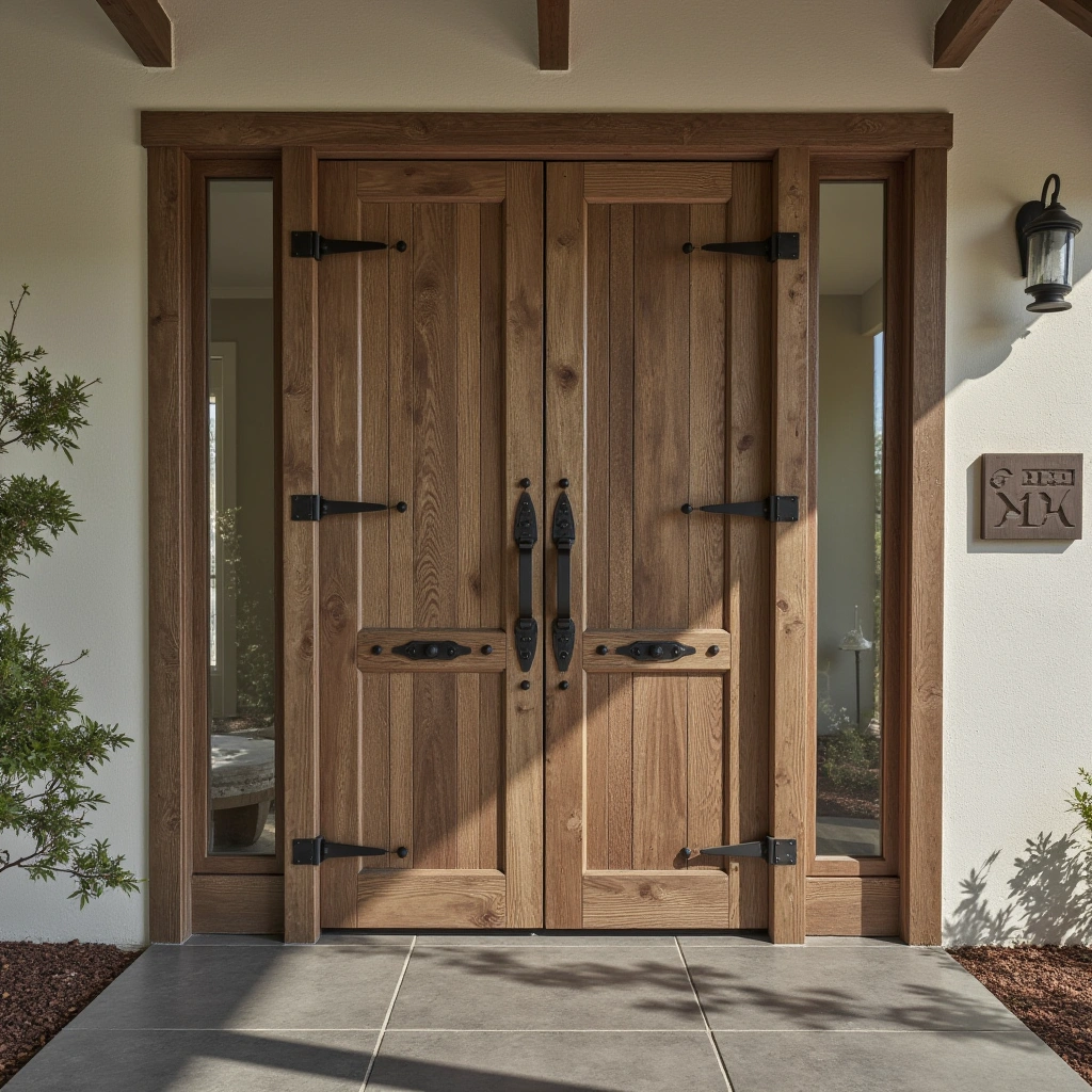 10. Rustic Wooden Gates