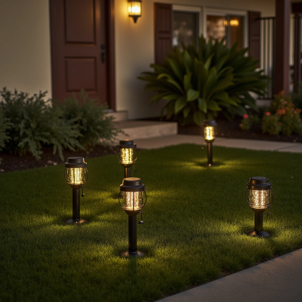 17. Solar-Powered Garden Lights