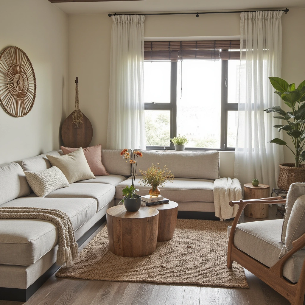 2. Cozy Layered Textiles for Warmth