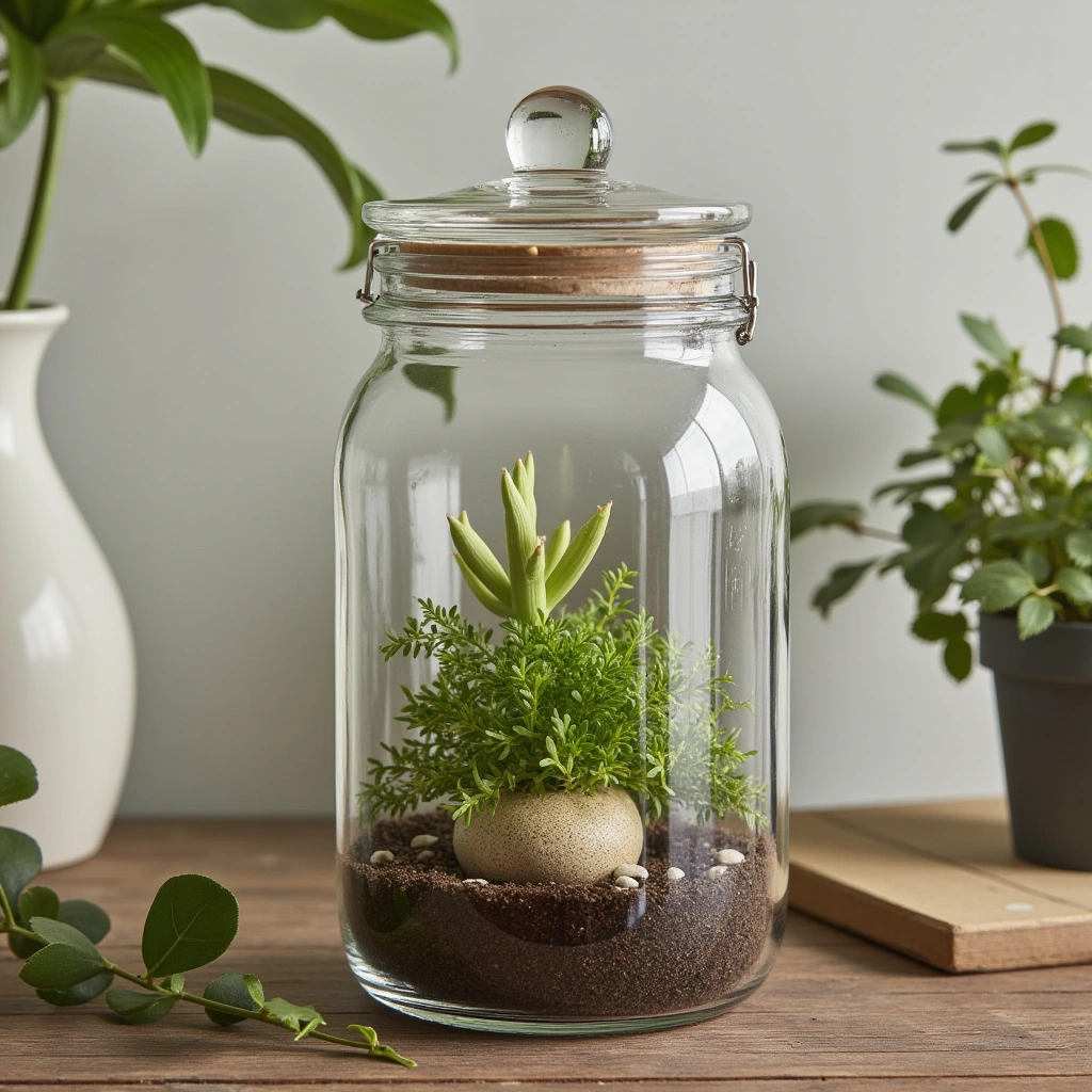 1. The Classic Jar Terrarium: Timeless and Simple