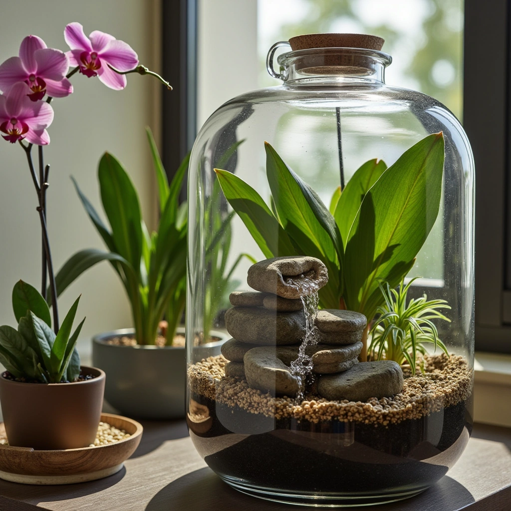 12. Terrarium with Water Feature