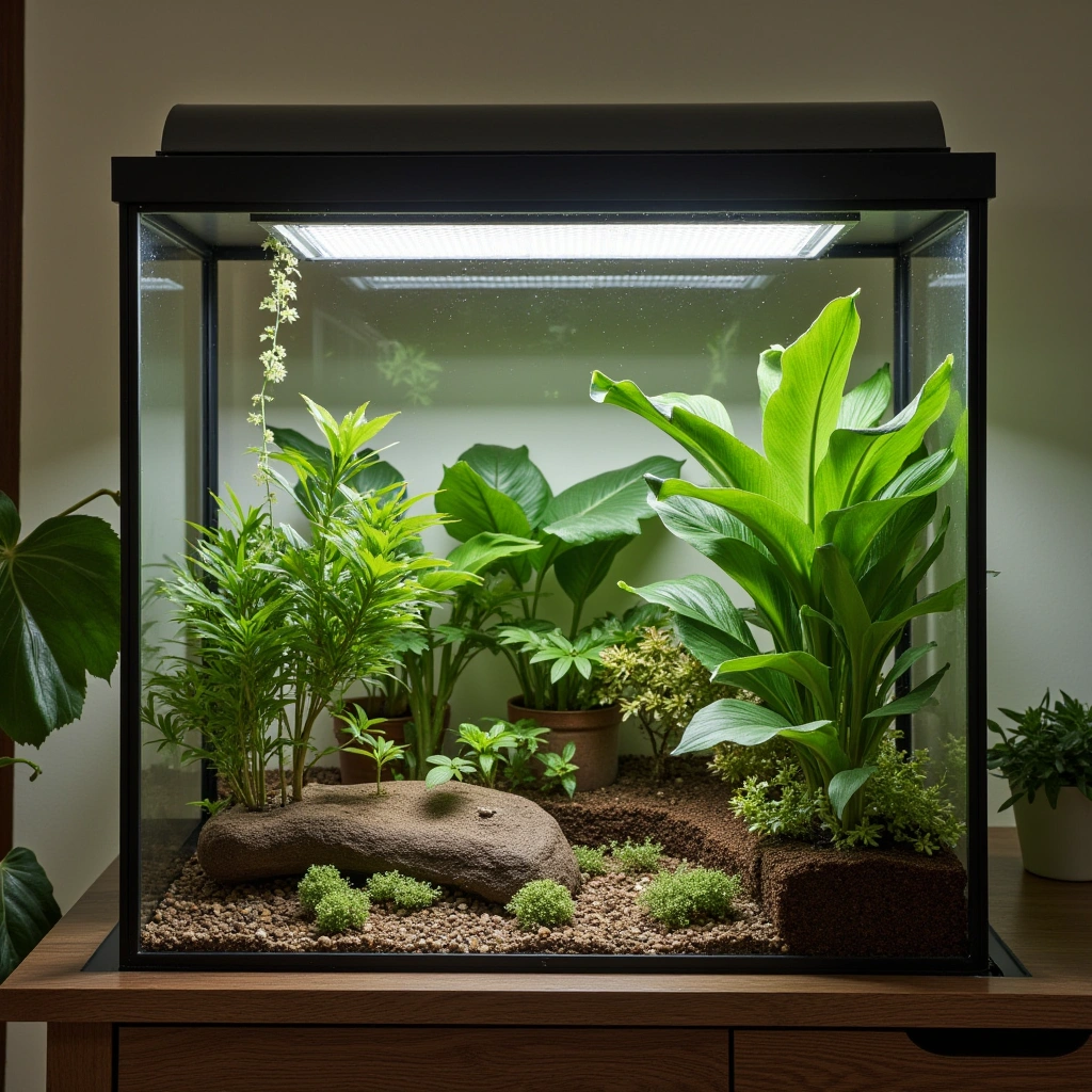 14. Mini Greenhouse Terrarium