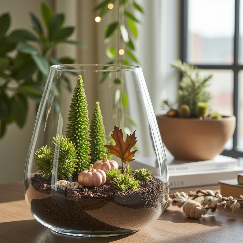 17. Seasonal Holiday Terrarium: Festive and Fun