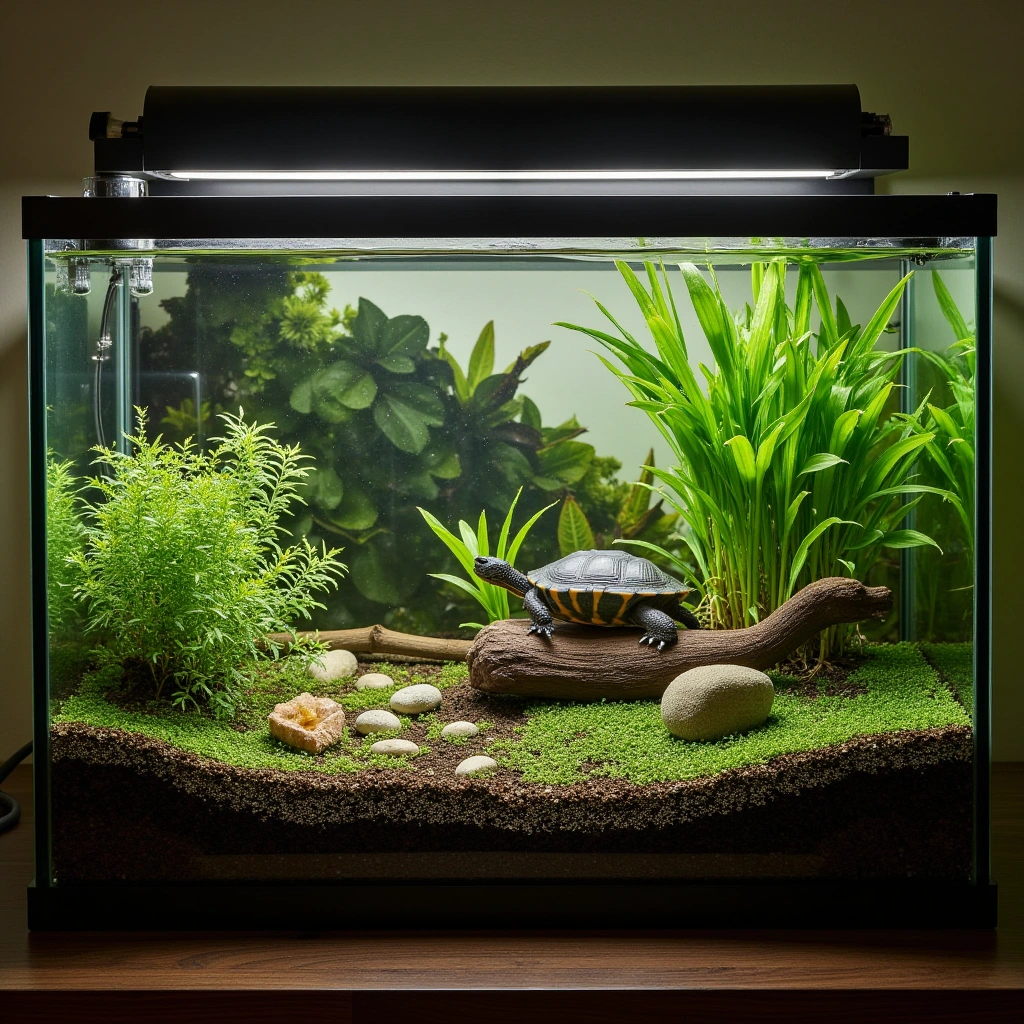 4. Tropical Paludarium (Aquatic + Terrestrial)