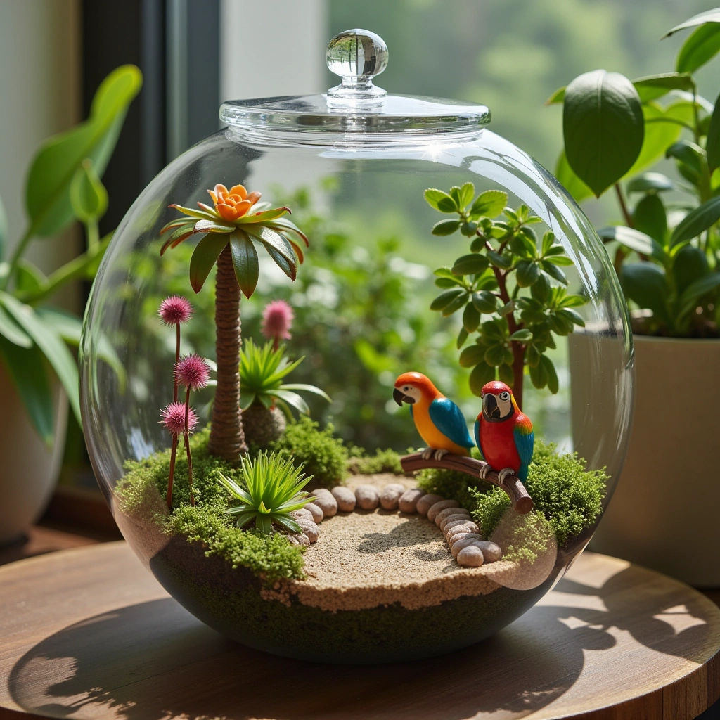 2. Tropical Fairy Terrarium