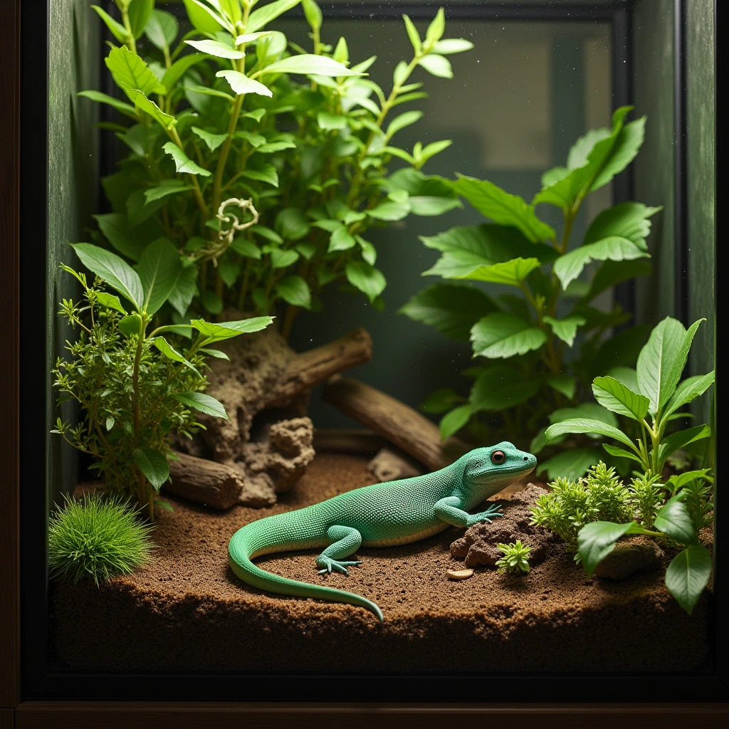7. Tropical Rainforest Floor Layered Terrarium