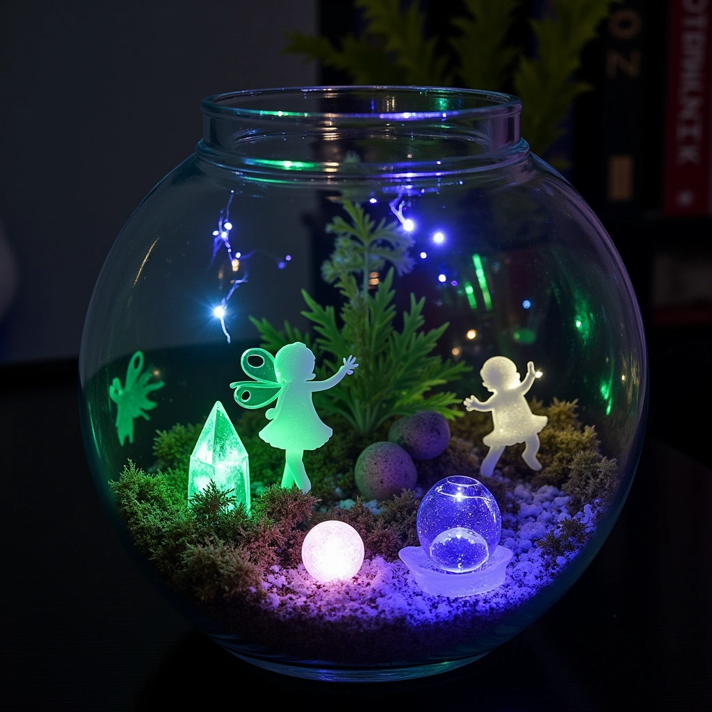 4. Glow-in-the-Dark Fairy Terrarium