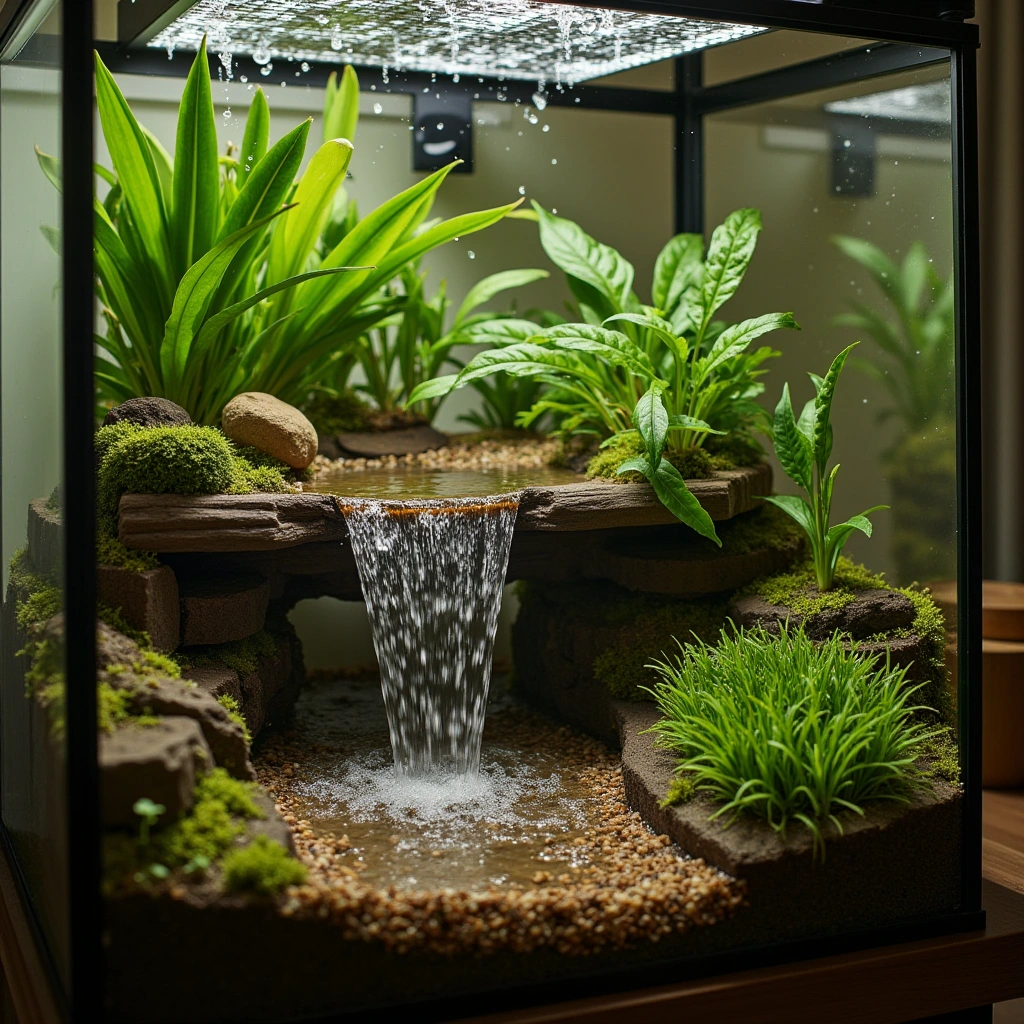 10. Tropical Waterfall Feature