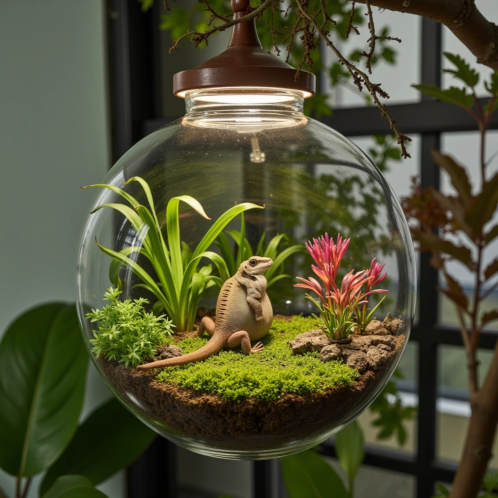 12. Tropical Hanging Garden Terrarium