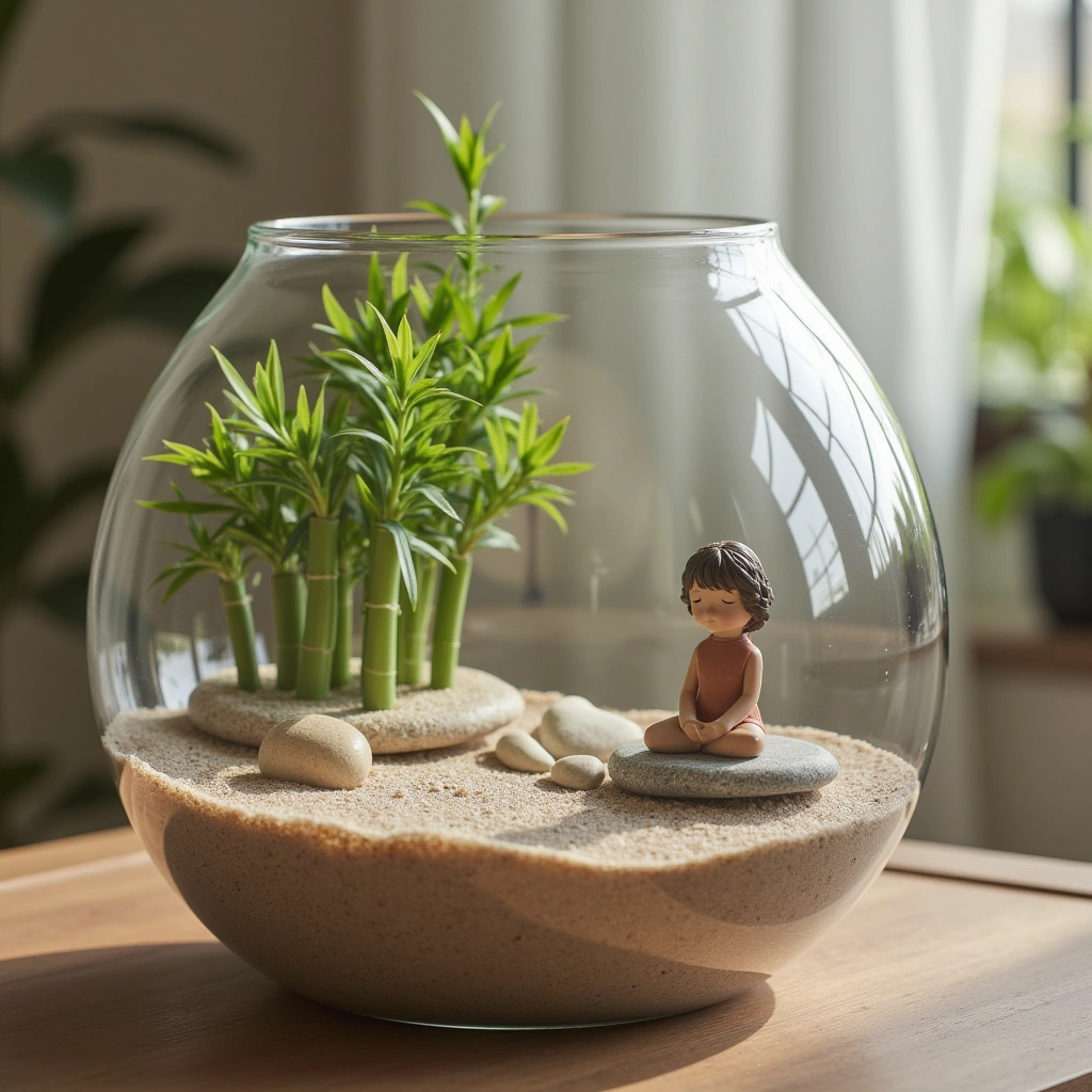 12. Zen Garden Fairy Terrarium