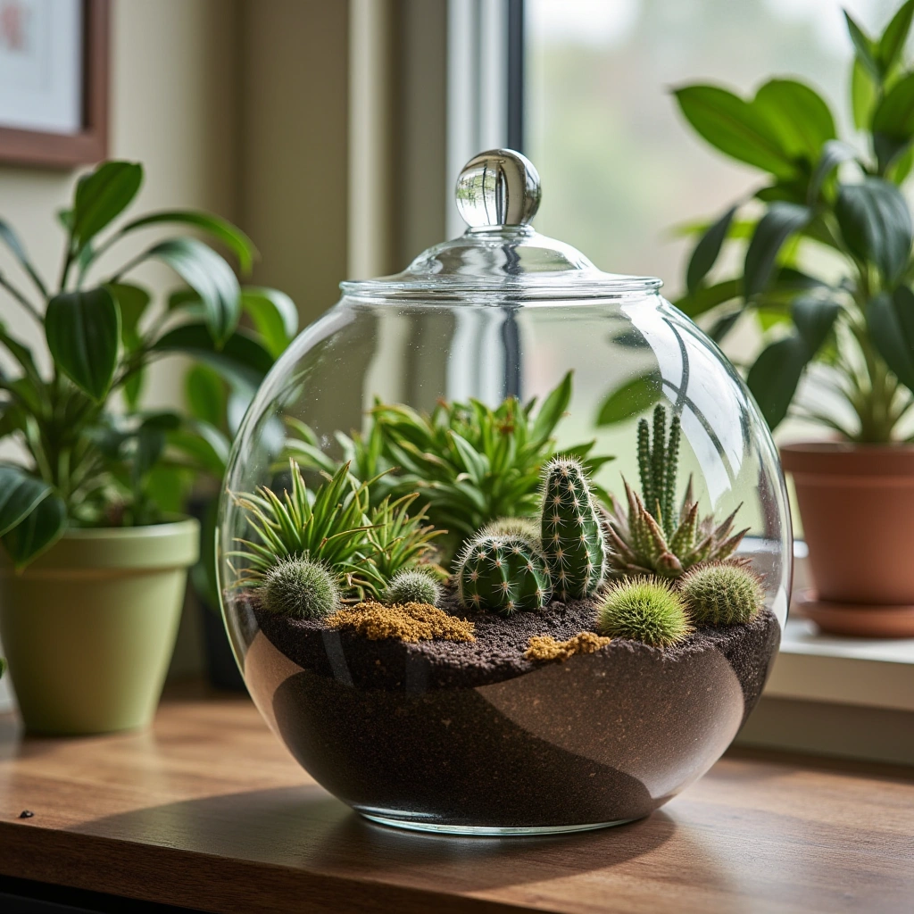 2. Open-Air Succulent Terrarium