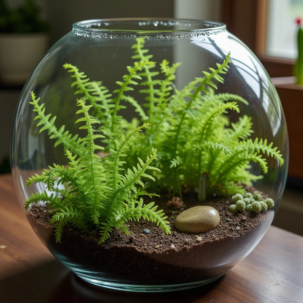 12. Tropical Air Fern Terrarium