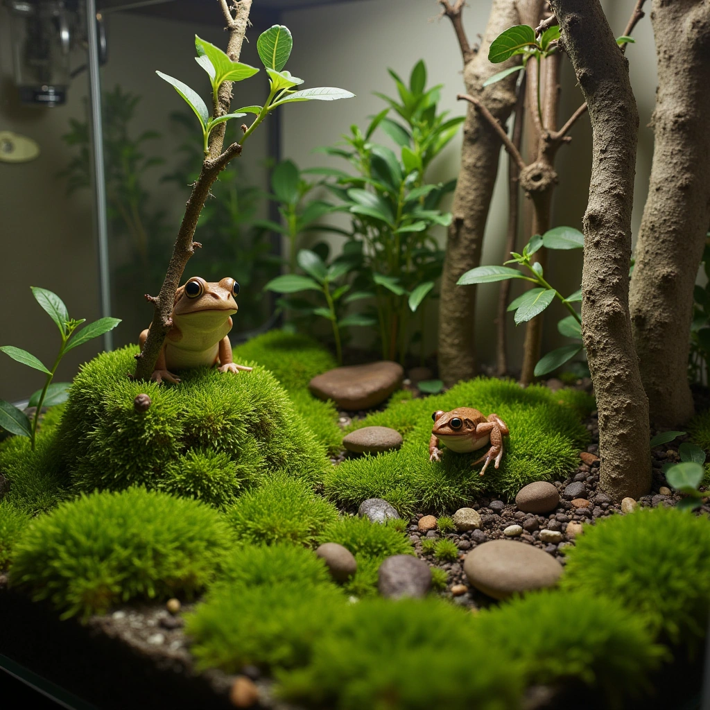 10. Mossy Forest Floor Frog Terrarium