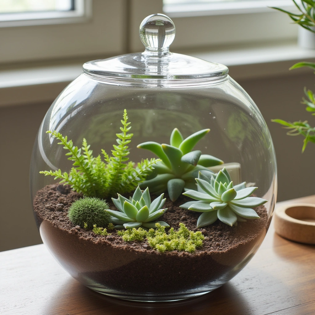 1. Classic Succulent Terrarium