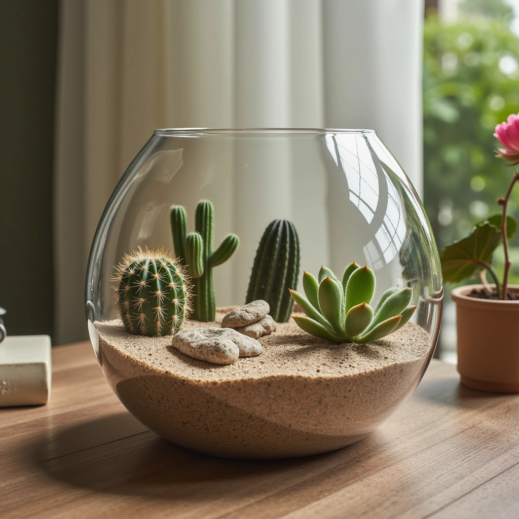 4. Desert Landscape Terrarium