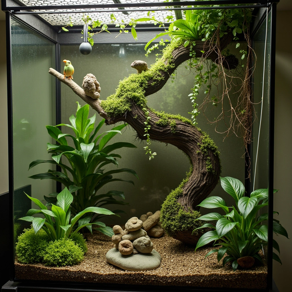 19. Vertical Frog Terrarium Garden
