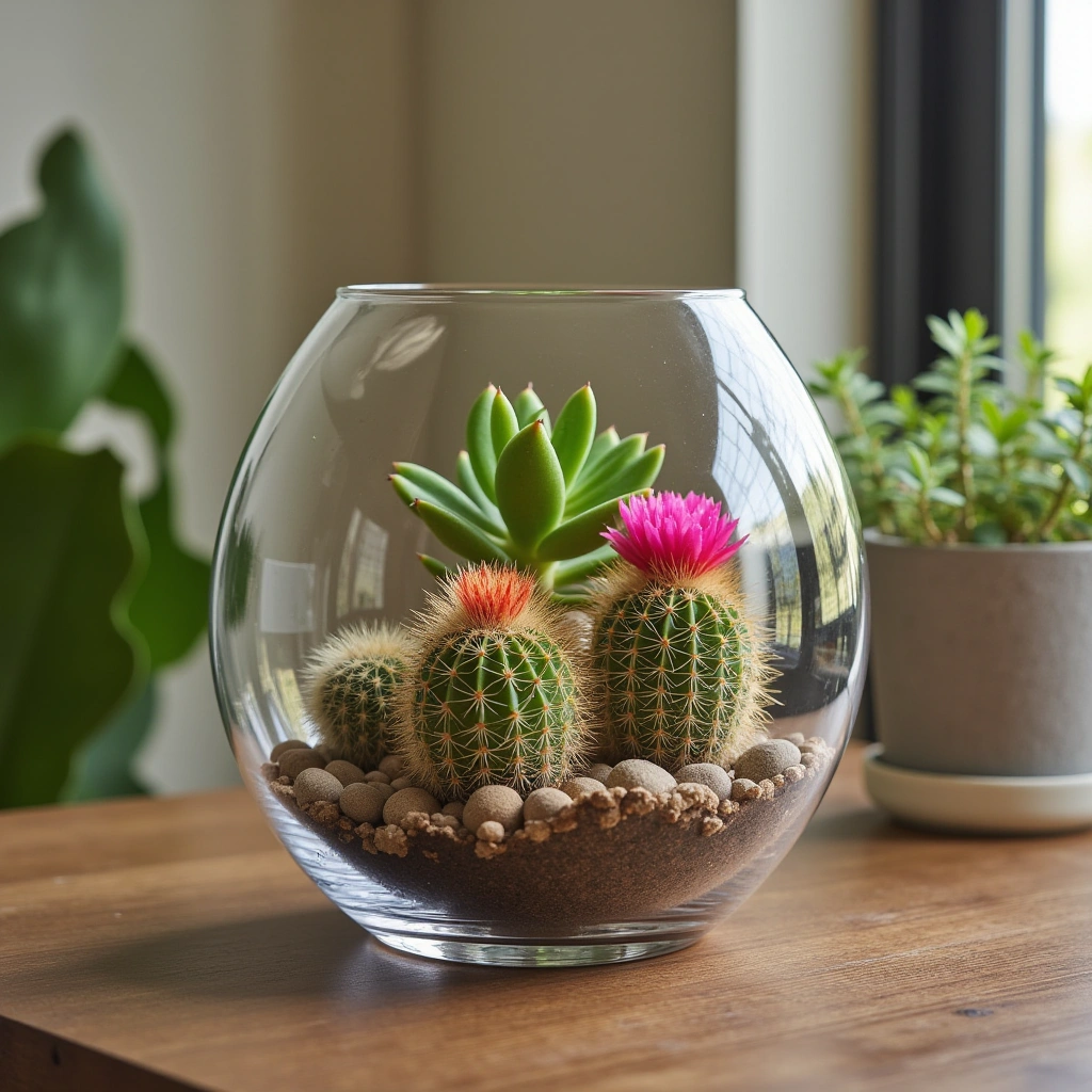 14. Mini Cactus Garden