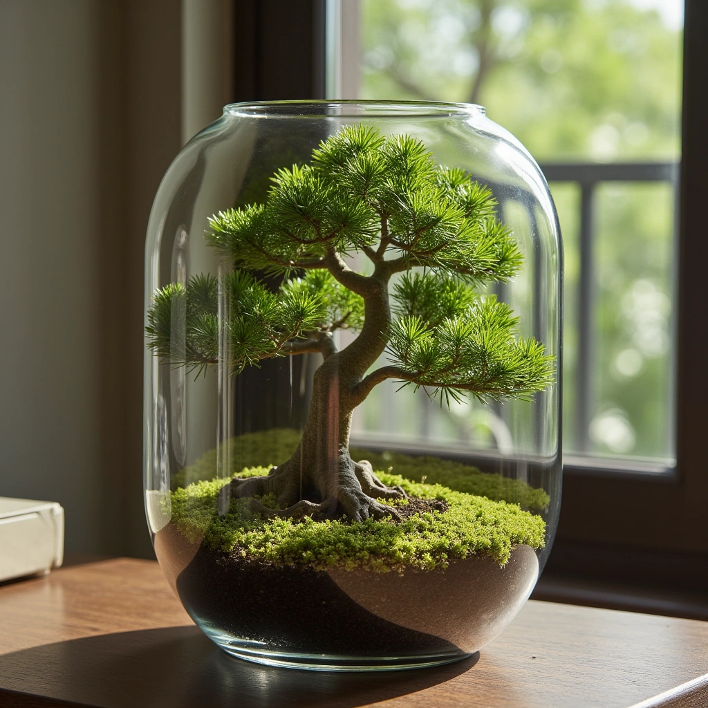 17. Miniature Bonsai Terrarium