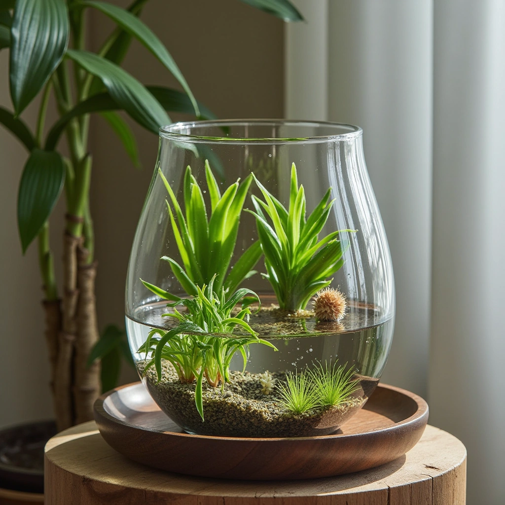 22. Miniature Water Garden Terrarium